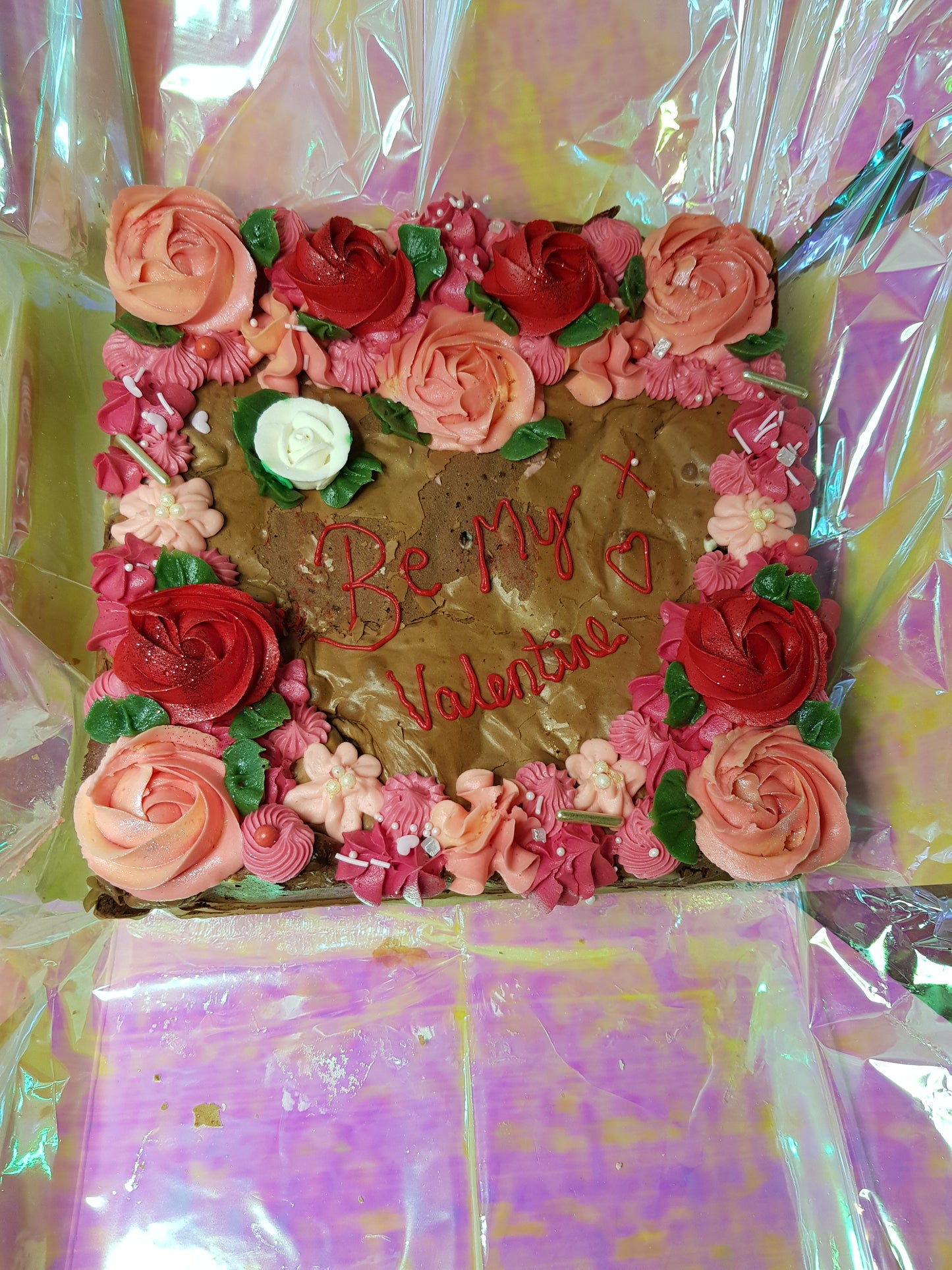 Personalise your Brownie Tray Bake